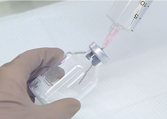 注射用水の注入