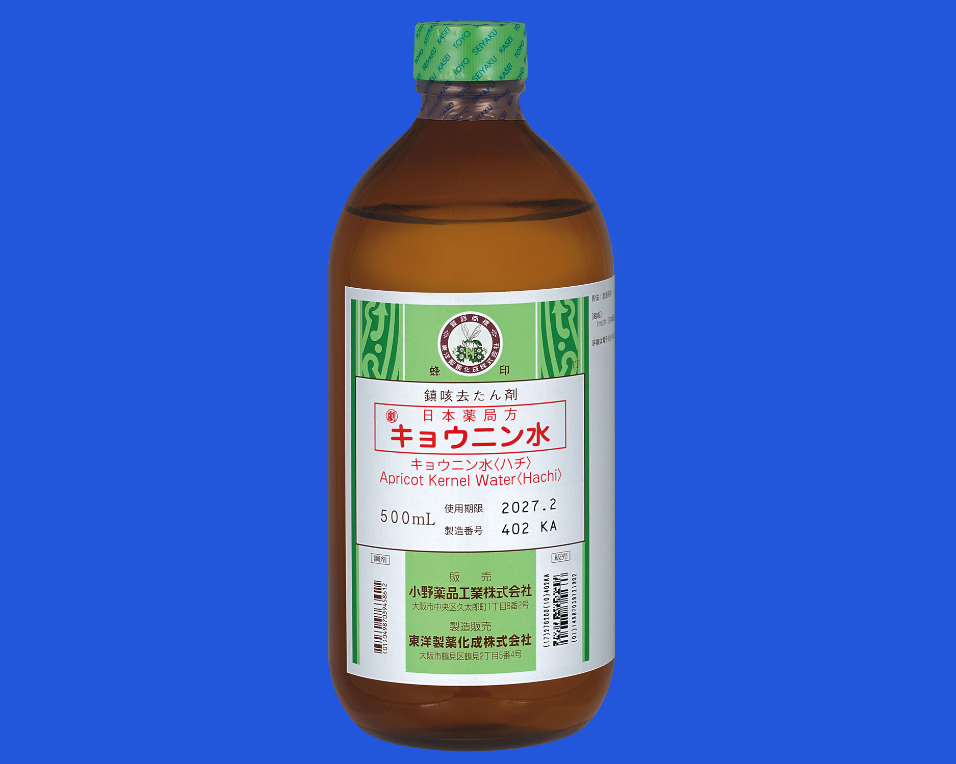 キョウニン水<ハチ>製剤写真