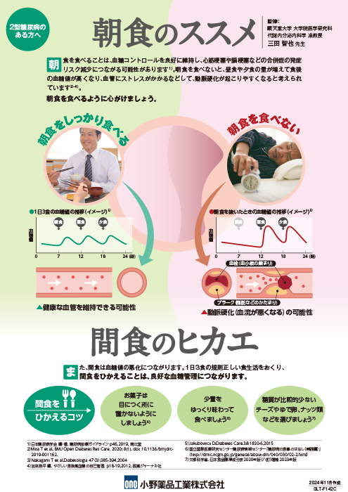 朝食のススメ 間食のヒカエ